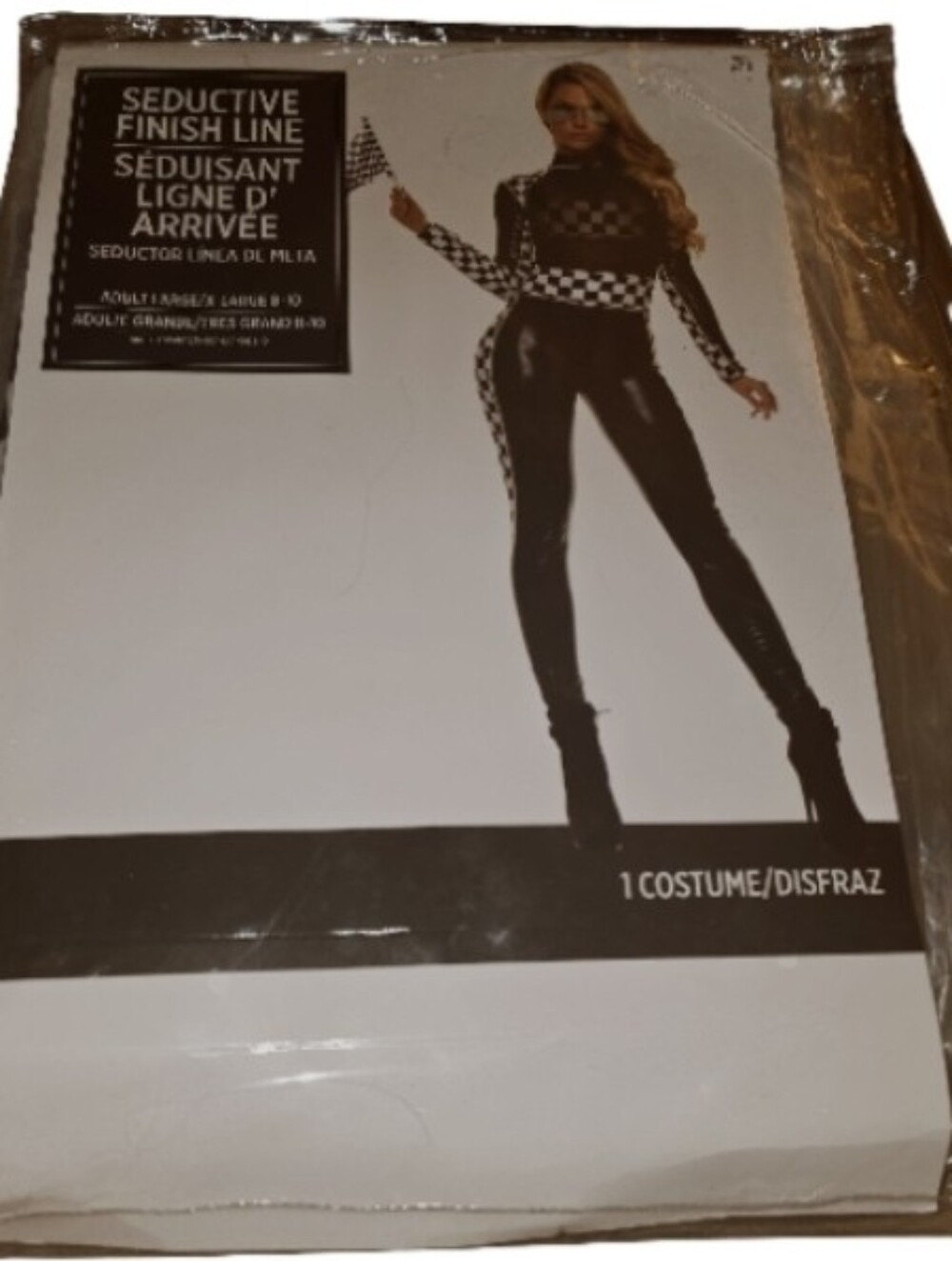 Women's Seductive Finish Line Car Racer Costume NEW